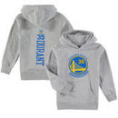 Kevin Durant Golden State Warriors Fanatics Branded Youth Backer Name & Number Pullover Hoodie - Gray