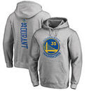 Kevin Durant Golden State Warriors Fanatics Branded Backer Name & Number Pullover Hoodie - Gray