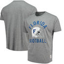 Florida Gators Original Retro Brand Helmet Tri-Blend T-Shirt - Gray