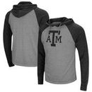 Texas A&M Aggies Colosseum Personal Flair Tri-Blend Thermal Hooded Long Sleeve T-Shirt - Gray/Black