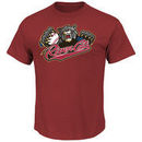 Sacramento River Cats Majestic Baseball T-Shirt - Garnet