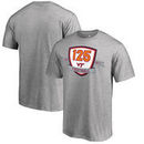 Virginia Tech Hokies Fanatics Branded 125 Years Big and Tall T-Shirt - Heather Gray