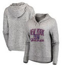 New York Giants NFL Pro Line by Fanatics Branded Women's Cozy Steadfast Pullover Hoodie – Heathered Gray