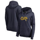 San Diego Padres Fanatics Branded Women's Frontsweep Plus Size Pullover Hoodie - Navy