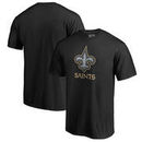 New Orleans Saints NFL Pro Line by Fanatics Branded Static Logo Big & Tall T-Shirt - Black