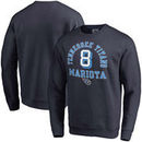 Marcus Mariota Tennessee Titans NFL Pro Line by Fanatics Branded Team Elite Player Name & Number Crew Pullover Sweatshirt - Navy