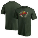 Minnesota Wild Fanatics Branded Youth Splatter Logo T-Shirt - Green