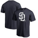 San Diego Padres Fanatics Branded Splatter Logo T-Shirt - Navy