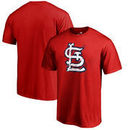 St. Louis Cardinals Fanatics Branded Splatter Logo Big and Tall T-Shirt - Red
