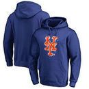 New York Mets Fanatics Branded Splatter Logo Pullover Hoodie - Royal