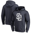 San Diego Padres Fanatics Branded Splatter Logo Pullover Hoodie - Navy