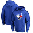 Toronto Blue Jays Fanatics Branded Splatter Logo Pullover Hoodie - Royal