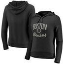 Boston Bruins Fanatics Branded Women's Cozy Steadfast Pullover Hoodie - Black