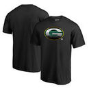 Green Bay Packers NFL Pro Line by Fanatics Branded Midnight Mascot Big and Tall T-Shirt - Black