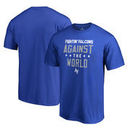 Air Force Falcons Fanatics Branded Against The World Big and Tall T-Shirt - Blue