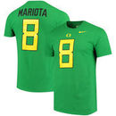 Marcus Mariota Oregon Ducks Nike Name & Number T-Shirt - Apple Green