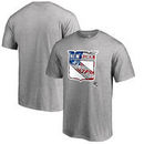 New York Rangers Fanatics Branded Banner Wave T-Shirt - Gray