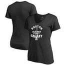 Boston Red Sox Fanatics Branded Women's MLB Star Wars Against The Galaxy V-Neck T-Shirt – Black