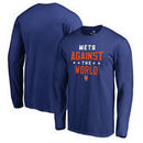 New York Mets Fanatics Branded Against The World Long Sleeve T-Shirt - Royal
