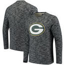 Green Bay Packers Lightweight Crew Sweatshirt - Heathered Charcoal