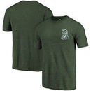 Michigan State Spartans Fanatics Branded Vault Tri-Blend T-Shirt - Green