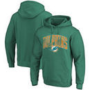 Miami Dolphins NFL Pro Line by Fanatics Branded Wide Arch Pullover Hoodie - Aqua
