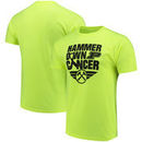 Purdue Boilermakers 2017 Hammer Down Cancer T-Shirt - Neon Green