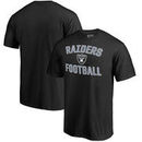 Oakland Raiders NFL Pro Line by Fanatics Branded Big & Tall Team Victory Arch T-Shirt – Black
