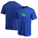 Seattle Seahawks NFL Pro Line by Fanatics Branded Youth Vintage Team Lockup T-Shirt - Royal
