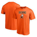 Cleveland Browns NFL Pro Line by Fanatics Branded Vintage Team Lockup Big & Tall T-Shirt - Orange