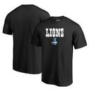 Detroit Lions NFL Pro Line by Fanatics Branded Vintage Team Lockup Big & Tall T-Shirt - Black