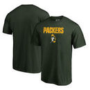 Green Bay Packers NFL Pro Line by Fanatics Branded Vintage Team Lockup Big & Tall T-Shirt - Green