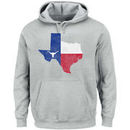 Texas Longhorns Majestic Flag Big & Tall Pullover Hoodie – Heathered Gray