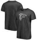 Atlanta Falcons NFL Pro Line by Fanatics Branded White Logo Shadow Washed T-Shirt - Black