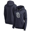 San Diego Padres Fanatics Branded Women's Static Logo Pullover Hoodie - Navy