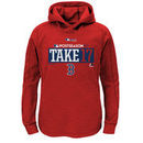 Boston Red Sox Majestic Youth 2017 Postseason Authentic Collection Pullover Hoodie – Scarlet
