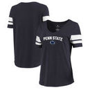 Penn State Nittany Lions Let Loose by RNL Women's Sleeve Stripe T-Shirt - Navy