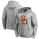 San Diego Padres Fanatics Branded Cooperstown Collection Huntington Big & Tall Pullover Hoodie - Heathered Gray