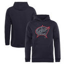 Columbus Blue Jackets Fanatics Branded Youth Static Logo Pullover Hoodie - Navy