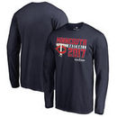 Minnesota Twins Fanatics Branded 2017 Postseason Double Play Long Sleeve T-Shirt – Navy