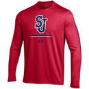 St. Johns Red Storm Under Armour Tech Long Sleeve Performance T-Shirt - Red