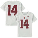 #14 USC Trojans Nike Youth Number T-Shirt - White