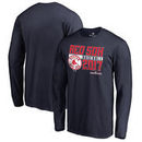 Boston Red Sox Fanatics Branded 2017 Postseason Participant Double Play Long Sleeve T-Shirt – Navy