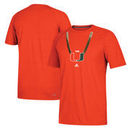 Miami Hurricanes adidas Turnover Chain climalite T-Shirt - Orange
