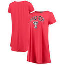 Texas Tech Red Raiders Women's Tri-Blend T-Shirt Dress – Red