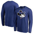 New York Mets Fanatics Branded Disney Game Face Long Sleeve T-Shirt - Royal