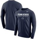 Penn State Nittany Lions Nike Center Line Hockey Long Sleeve T-Shirt – Navy