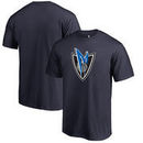 Dallas Mavericks Fanatics Branded Alternate Logo T-Shirt - Navy