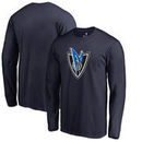 Dallas Mavericks Fanatics Branded Alternate Logo Long Sleeve T-Shirt - Navy
