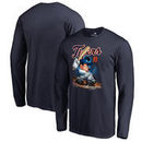 Detroit Tigers Fanatics Branded Disney All Star Long Sleeve T-Shirt - Navy